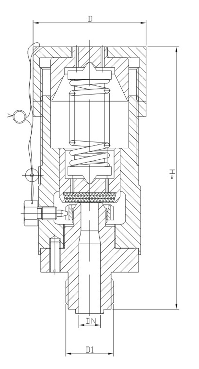船用外螺紋空氣信號(hào)安全閥CB3022-94 (圖1)