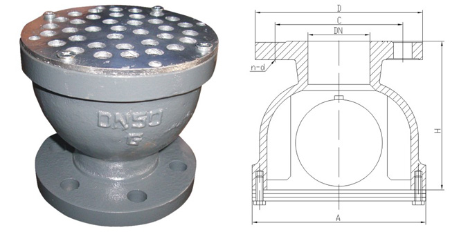 船用B、BS 型鵝頸式空氣管頭CB/T3594-94