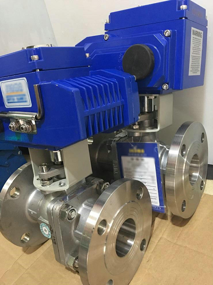 電動(dòng)調(diào)節(jié)球閥，防爆電動(dòng)調(diào)節(jié)球閥實(shí)物圖