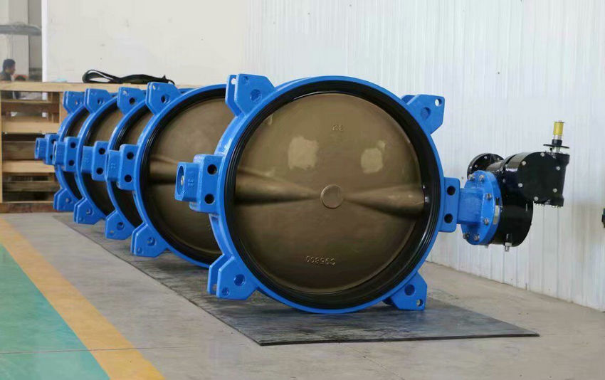 襯膠蝶閥材質(zhì)型號(hào)D71J/D371J實(shí)物圖