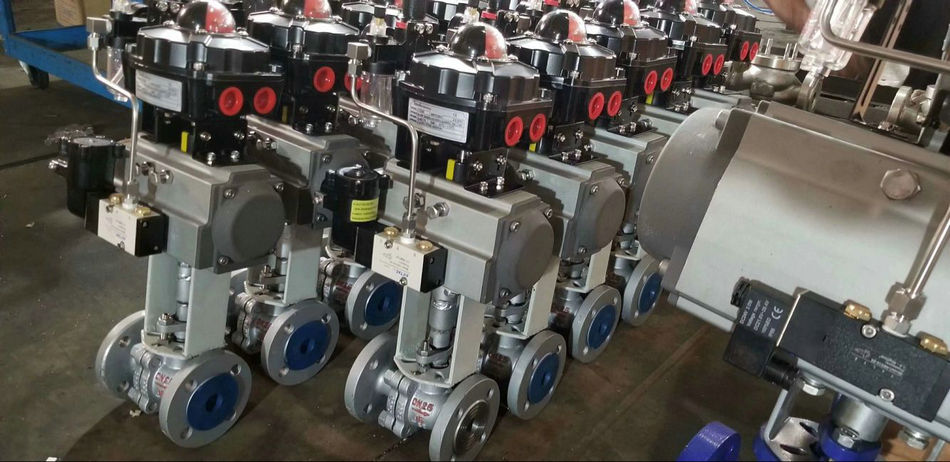 氣動(dòng)法蘭球閥,不銹鋼氣動(dòng)法蘭球閥實(shí)物圖片