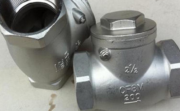 內(nèi)螺紋止回閥,不銹鋼絲扣止回閥實(shí)物圖